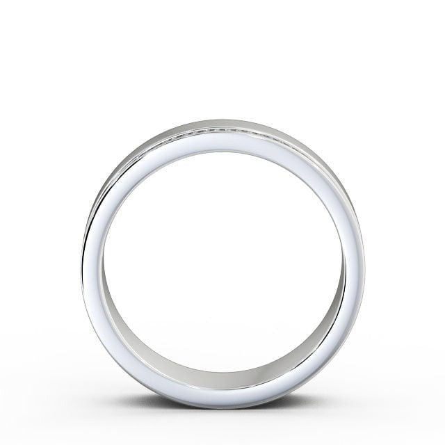 Reina 0.18ct Round Lab Diamond Channel Set Wedding Ring